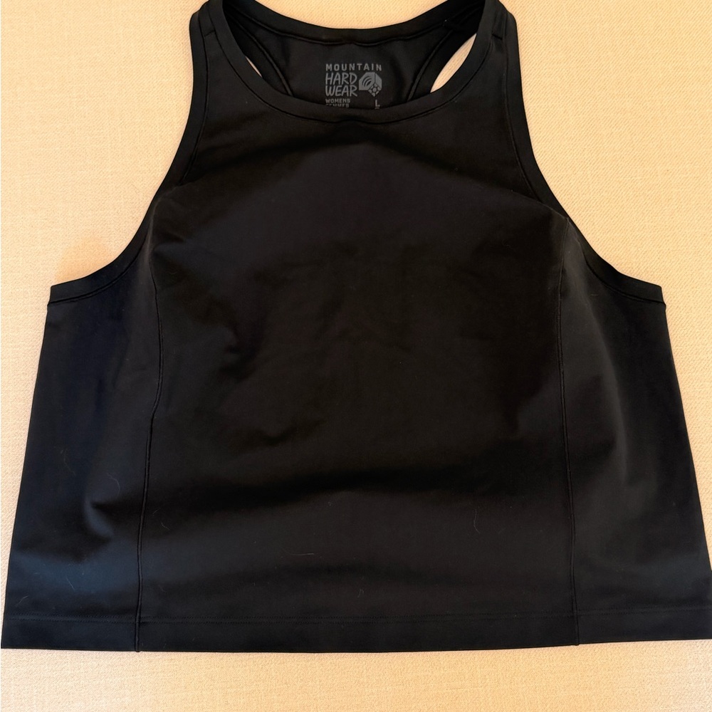 Mountain Hardwear Black Racerback Performance Tank